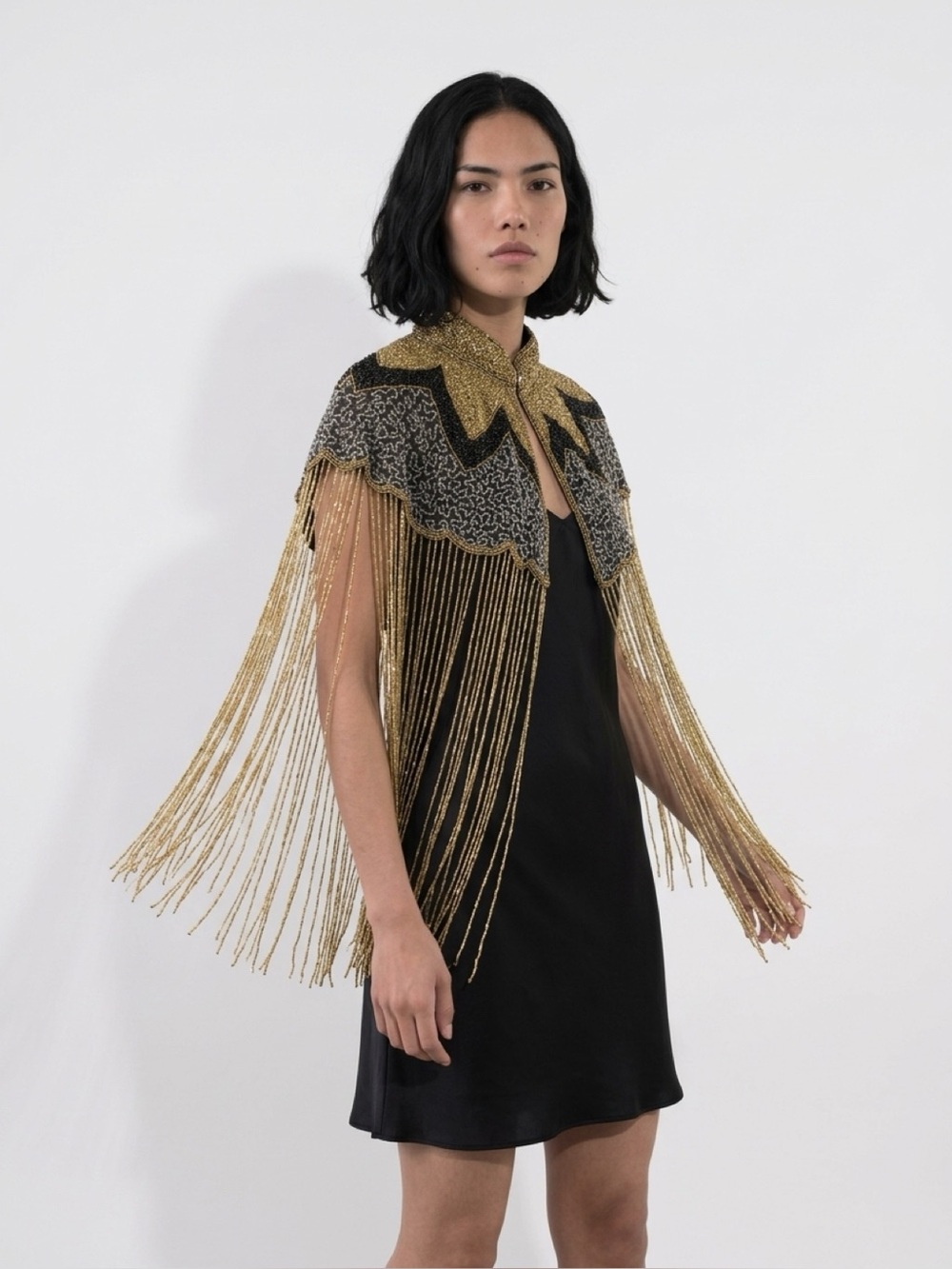 Beaded cape
